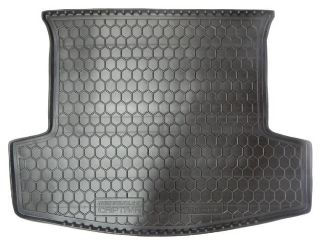 

Коврик в багажник для Chevrolet Captiva (7мест) резиновый (AVTO-Gumm) автогум, Черный