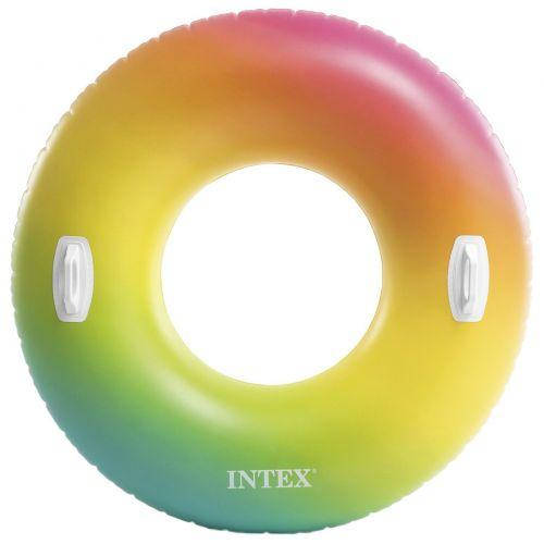 

Детский надувной круг Intex с ручками Вихрь цвета 58202