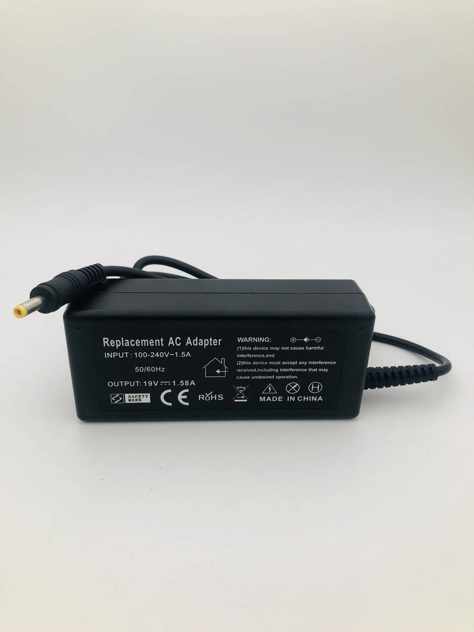 

Блок питания для ноутбука HP, разъем 4.0*1.7 мм, 19V, 1.58A, 30W, черный, без кабеля