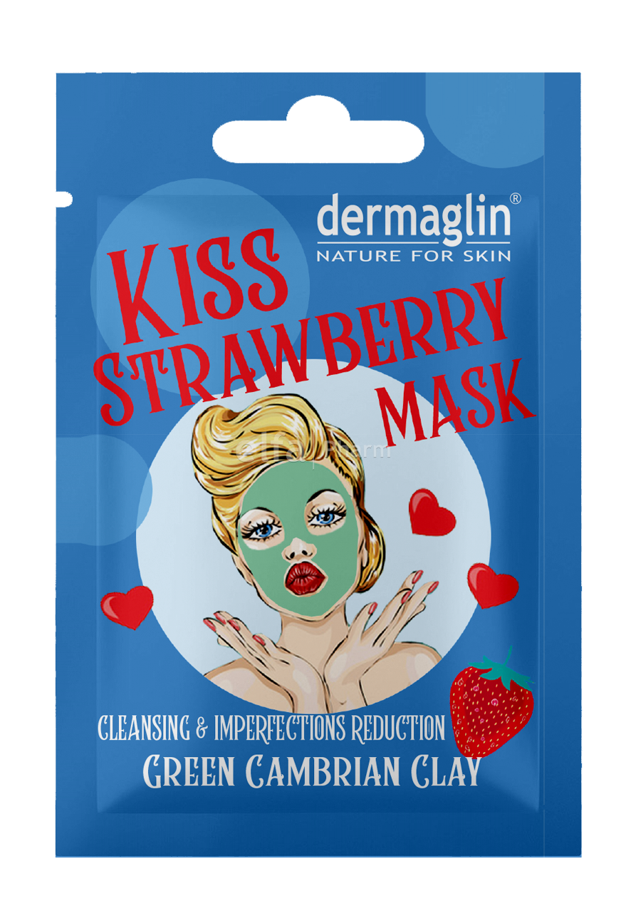 

Маска для лица KISS STRAWBERRY 20г Dermaglin
