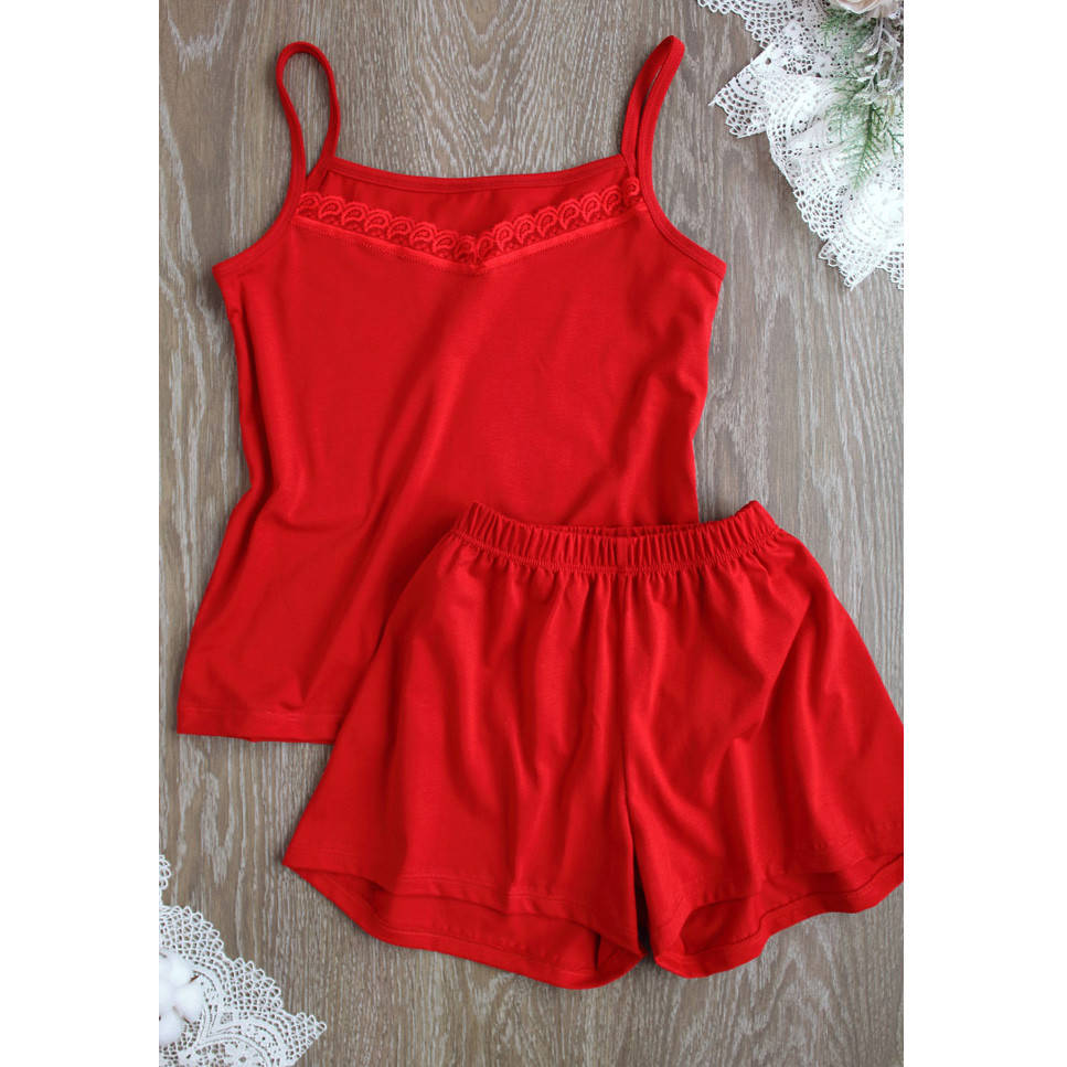 

Піжама жіноча кружевна (шорти+майка). м