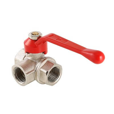 

Кран трехходовой Valtec DN 1/2" (L-затвор) на 2 положения (VT.360.N), Серый