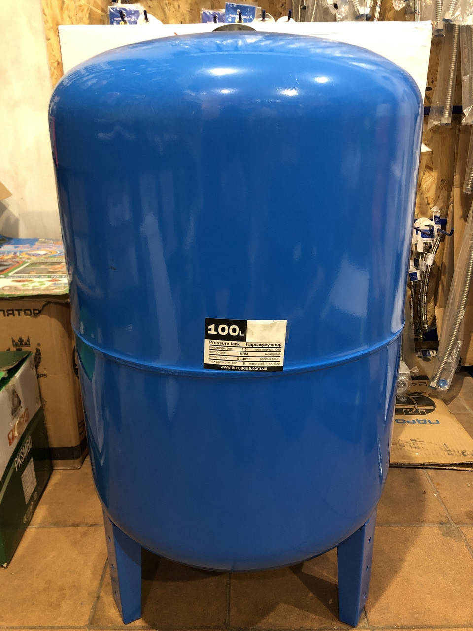 

Гидроаккумулятор водоснабжения 100 л вертикальный LIDER