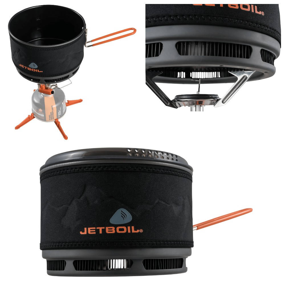 

Туристична каструля Jetboil FluxRing Cook Pot Black 1.5L (JB CRCPT15), Черный