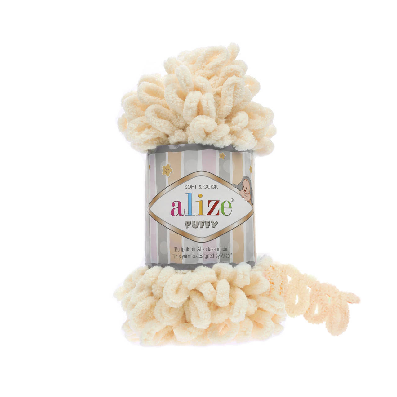 

Alize Puffy , цвет 742 ванильный