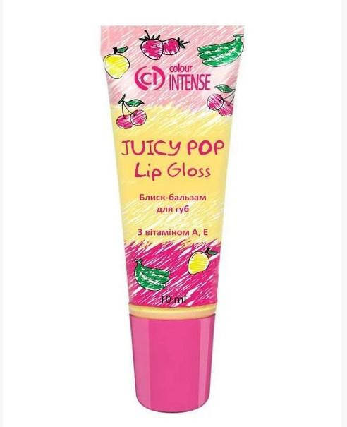 

Блеск-бальзам для губ Colour Intense Juicy Pop прозрачный LGB10 тон 01 Клубника
