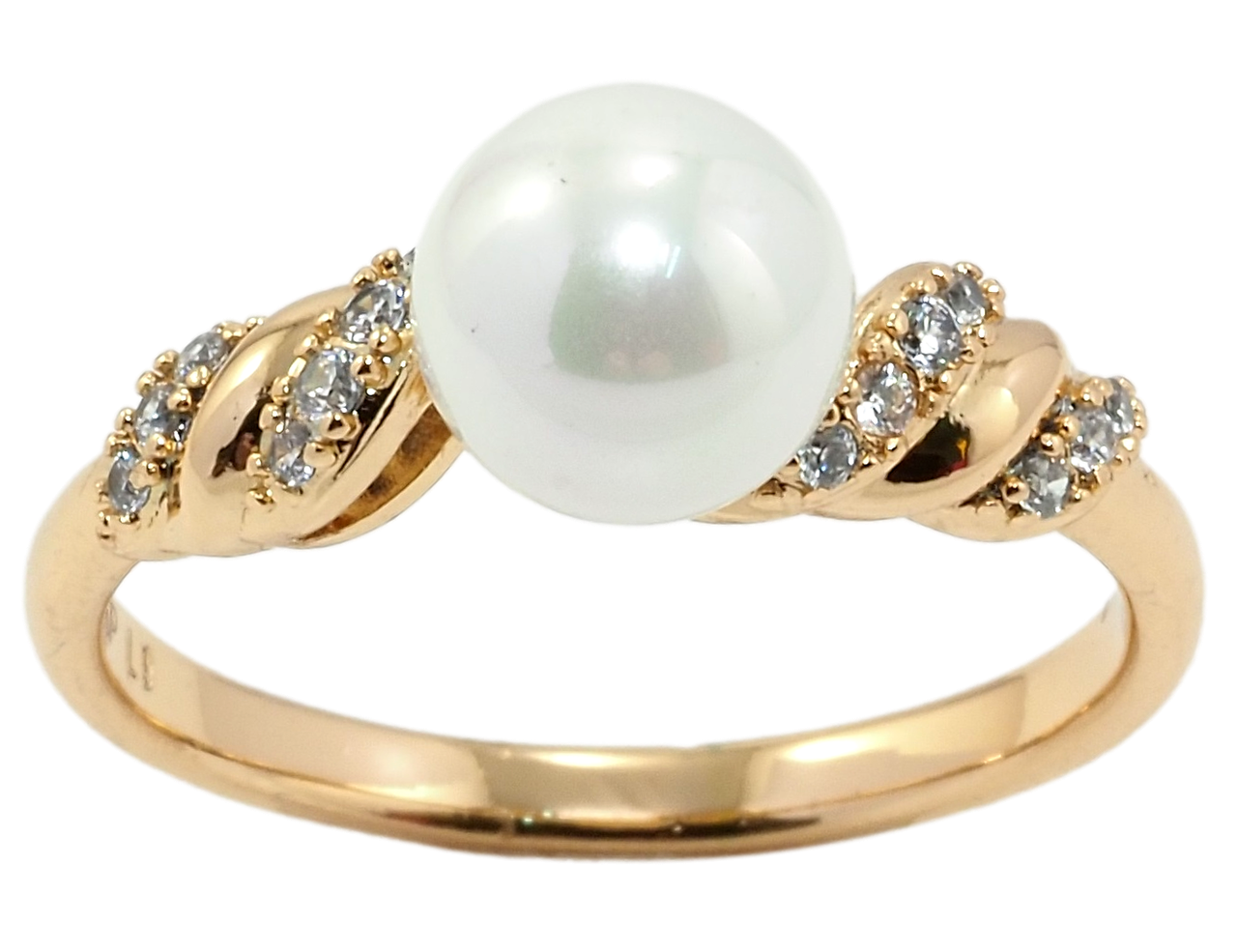 

Кольцо Xuping Позолота 18K "Нежность жемчуга" р.20.5