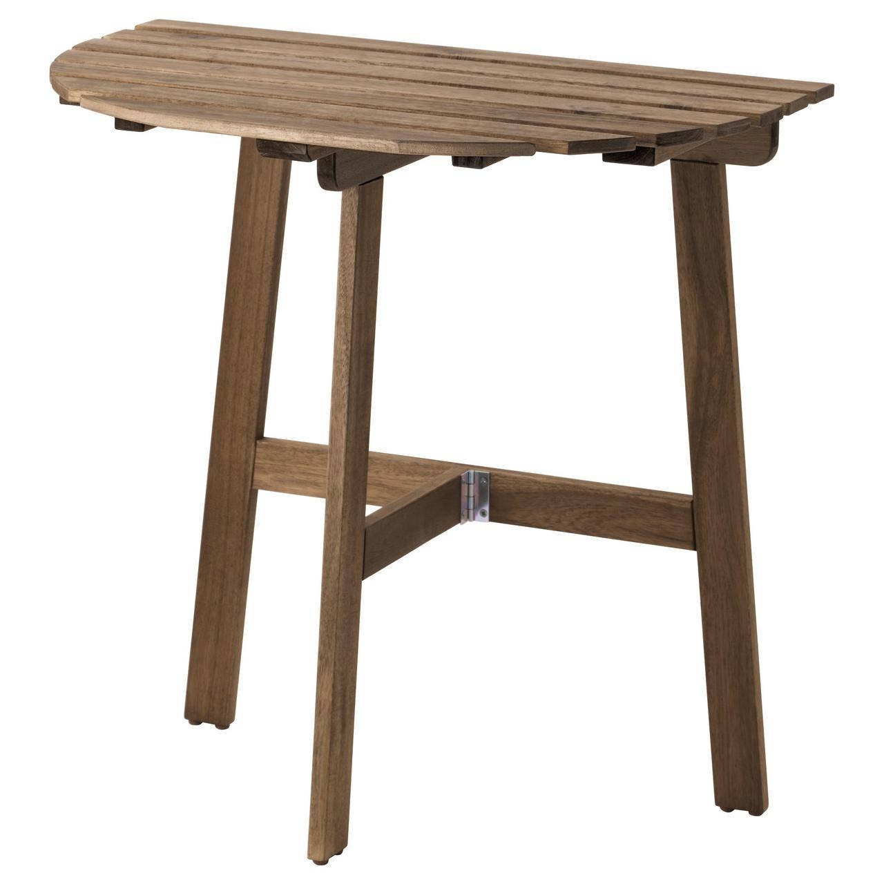 

IKEA ASKHOLMEN (803.210.21) Пристенный стол, снаружи, сложенное серо-бежевое пятно