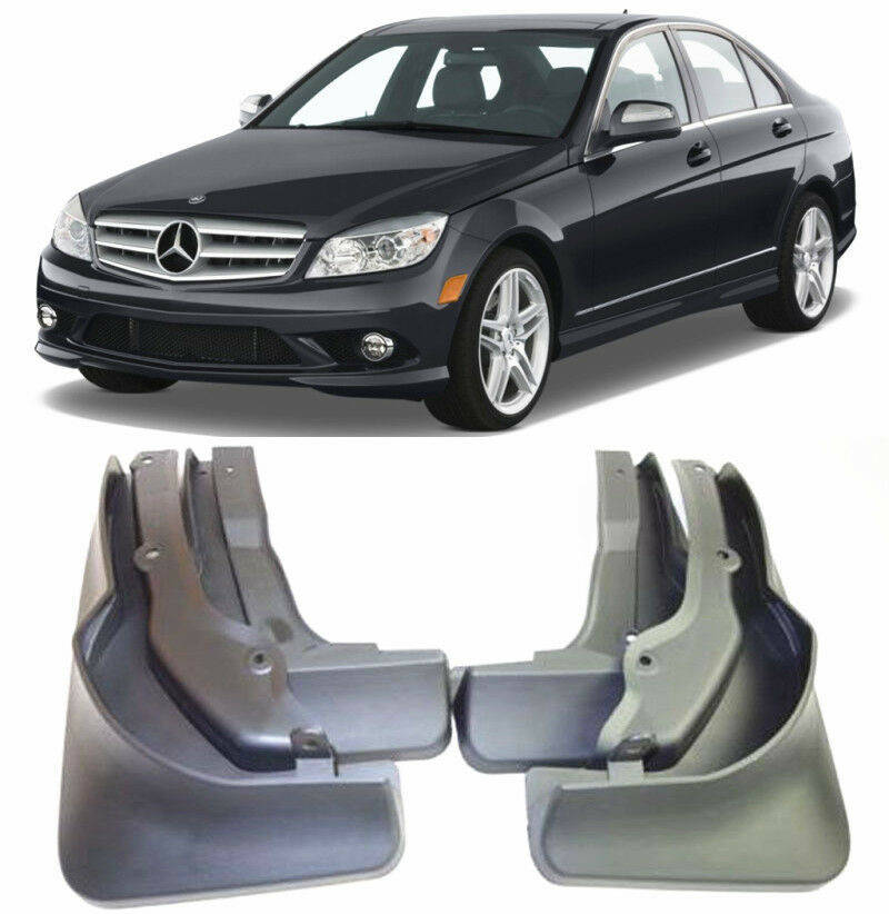 

Брызговики для Mercedes-Benz C-class W204 2007-2010 , к-кт (4шт.)