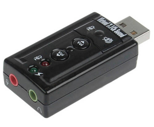 

USB звуковая карта для ноутбука или ПК
