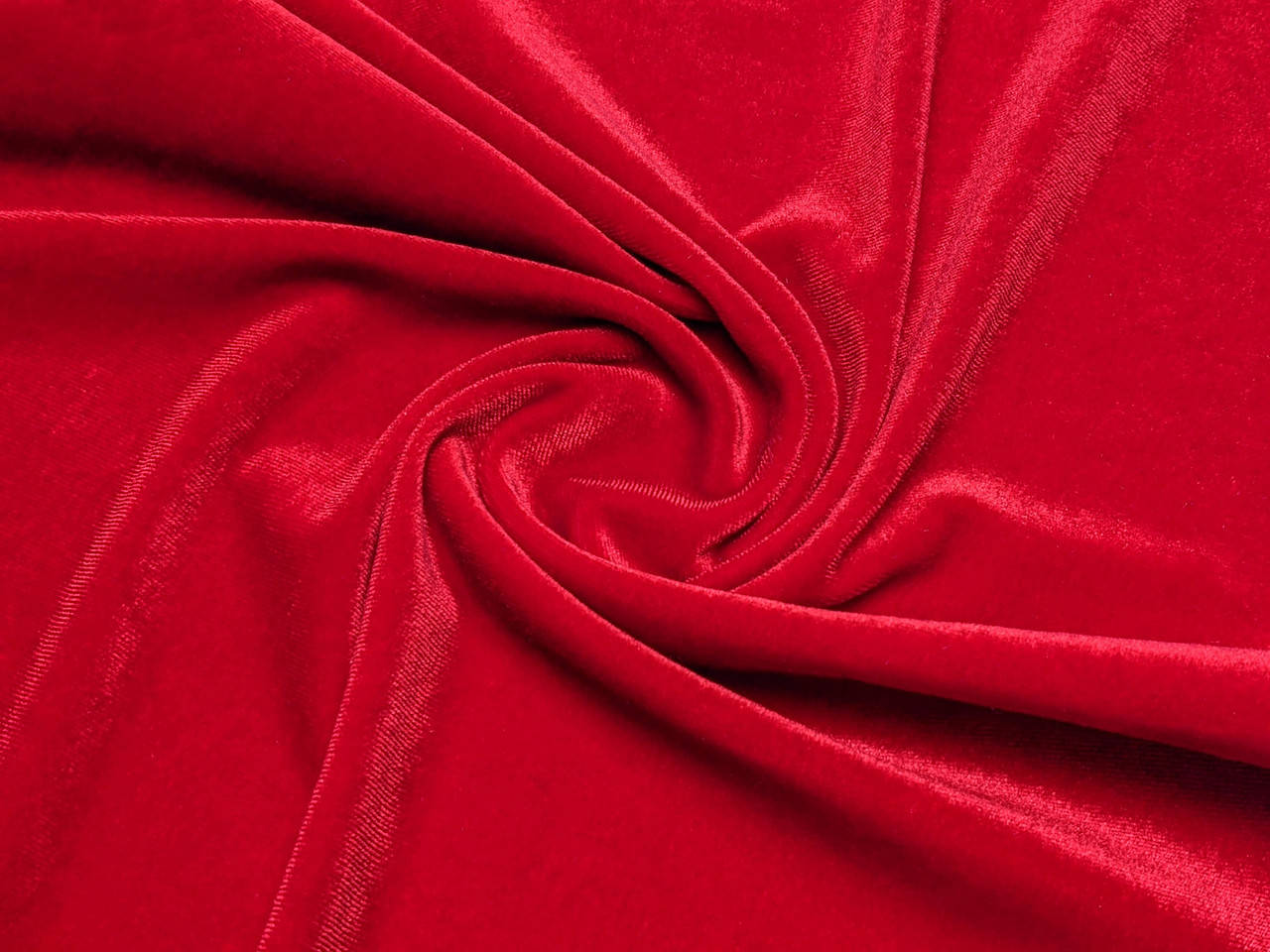 

Бархат стрейч Венеция, красный