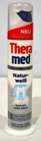

Отбеливающая зубная паста Theramed Natur Weiss 100мл с дозатором
