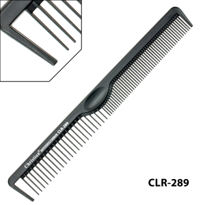 

Гребешок карбоновый антистатический крупно-мелкозубый CLR-289