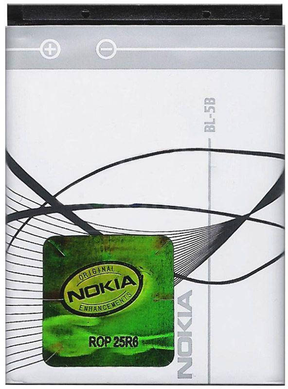 

Аккумулятор Nokia BL-5B (860 mAh) 12 мес. гарантии