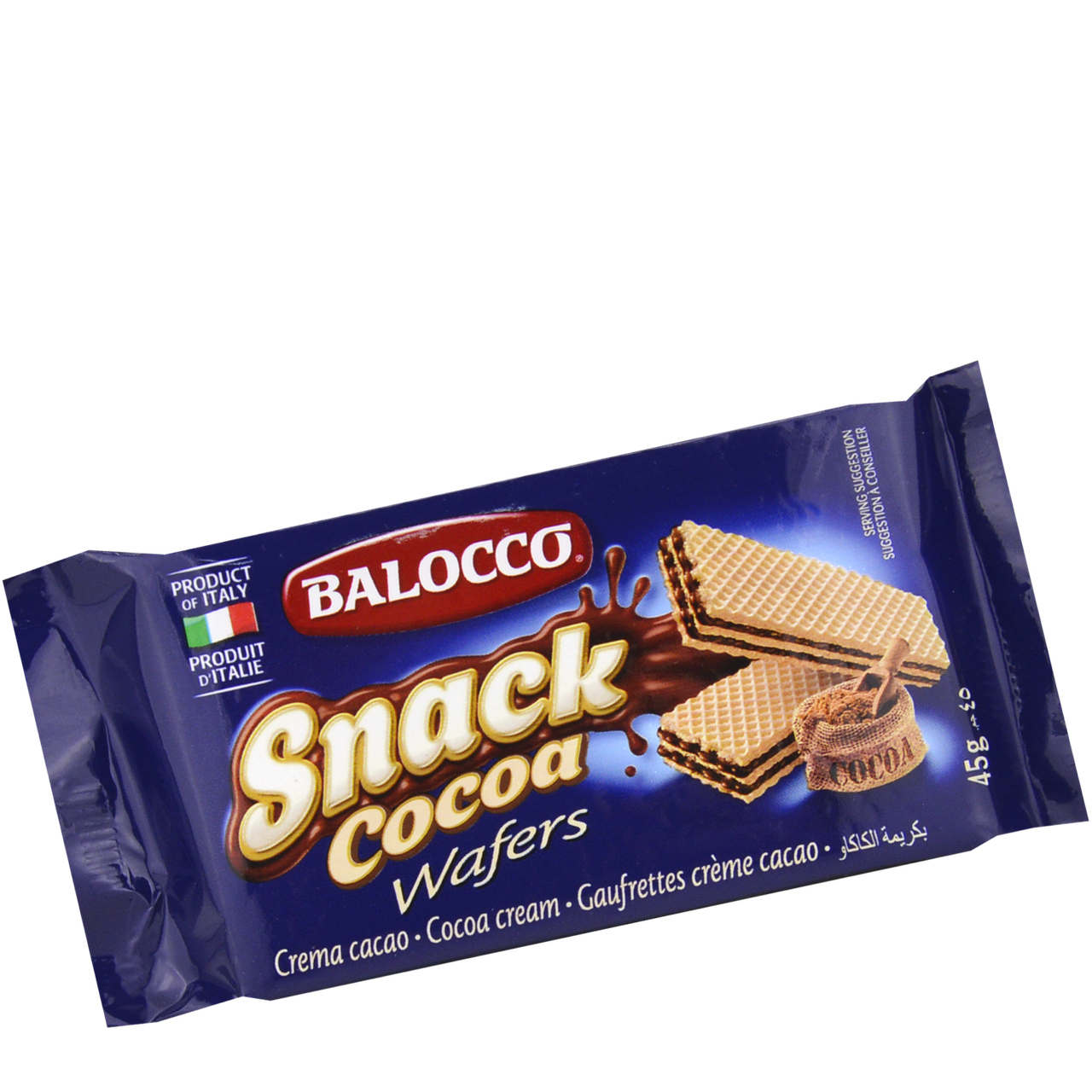 

Вафли "SNACK" с какао-кремом 45 г