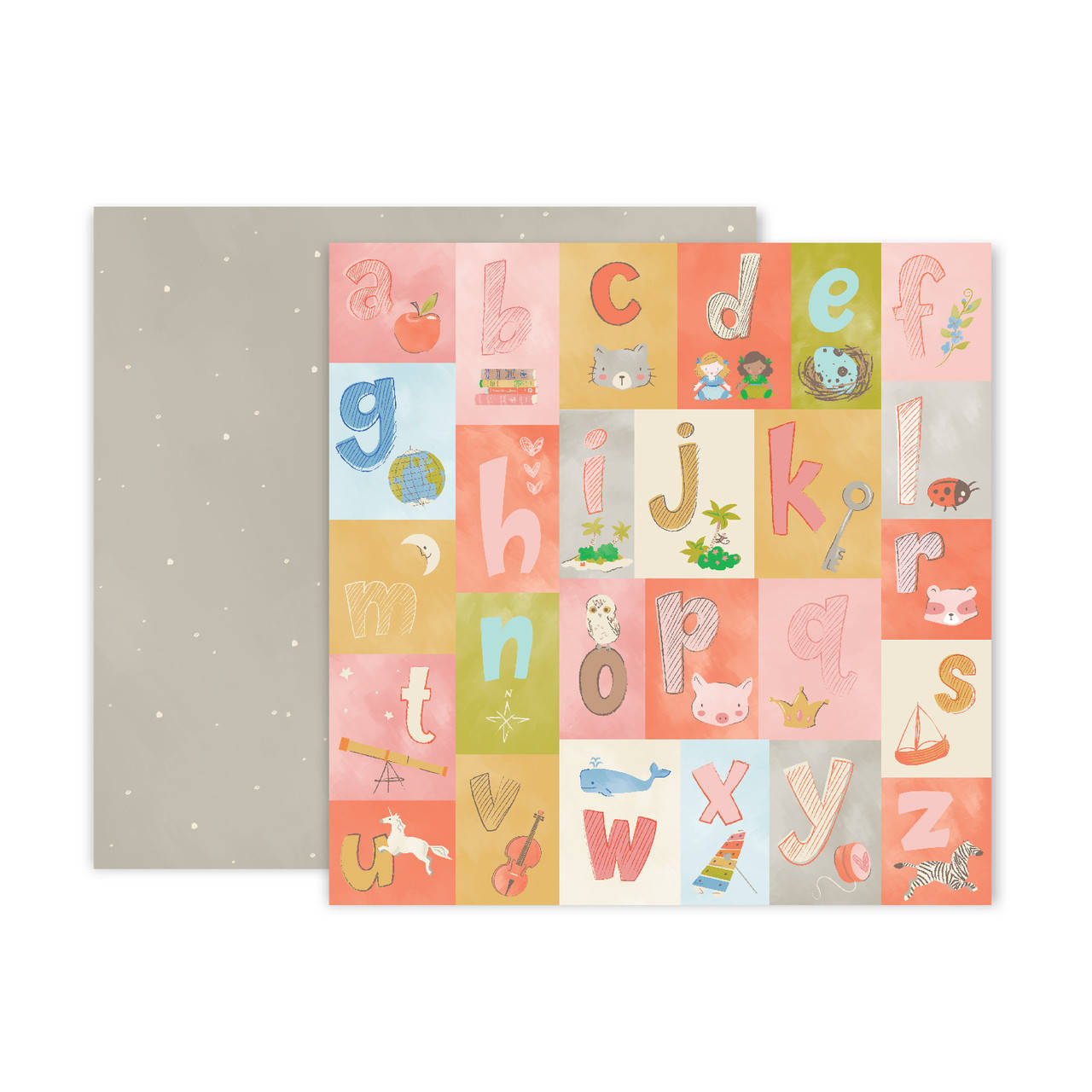 

Папір двосторонній - №4 - Girl - Little Adventurer - Pink Paislee - 30x30