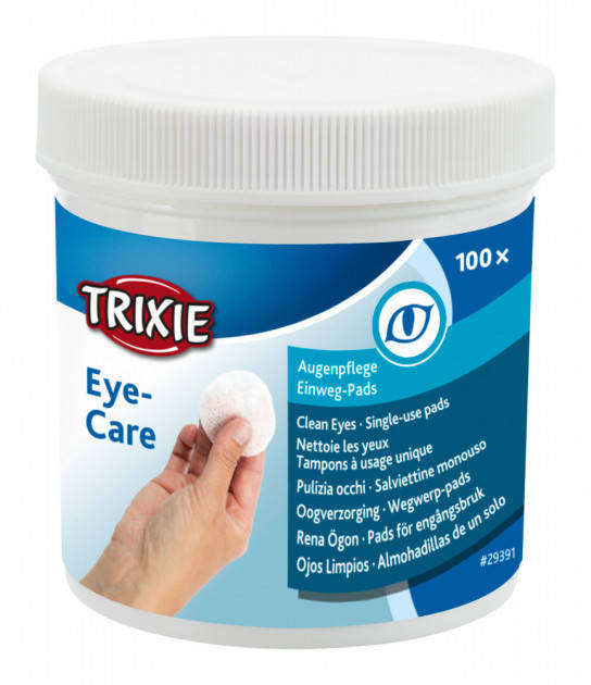 

Одноразовые салфетки д/чистки глаз TRIXIE 100шт/уп