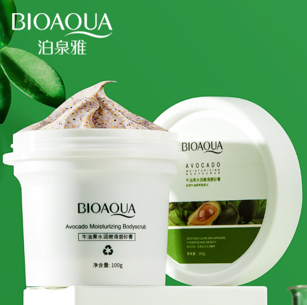 

Скраб для тела с экстрактом авокадо Bioaqua avocado moisturizing Body Scrab, 100гр