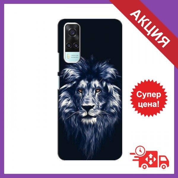 

Силиконовый чехол для Виво Вай 31 / Чехол с изображением на ViVO Y31 / Силиконовый бампер на ViVO Y31 (Лев -