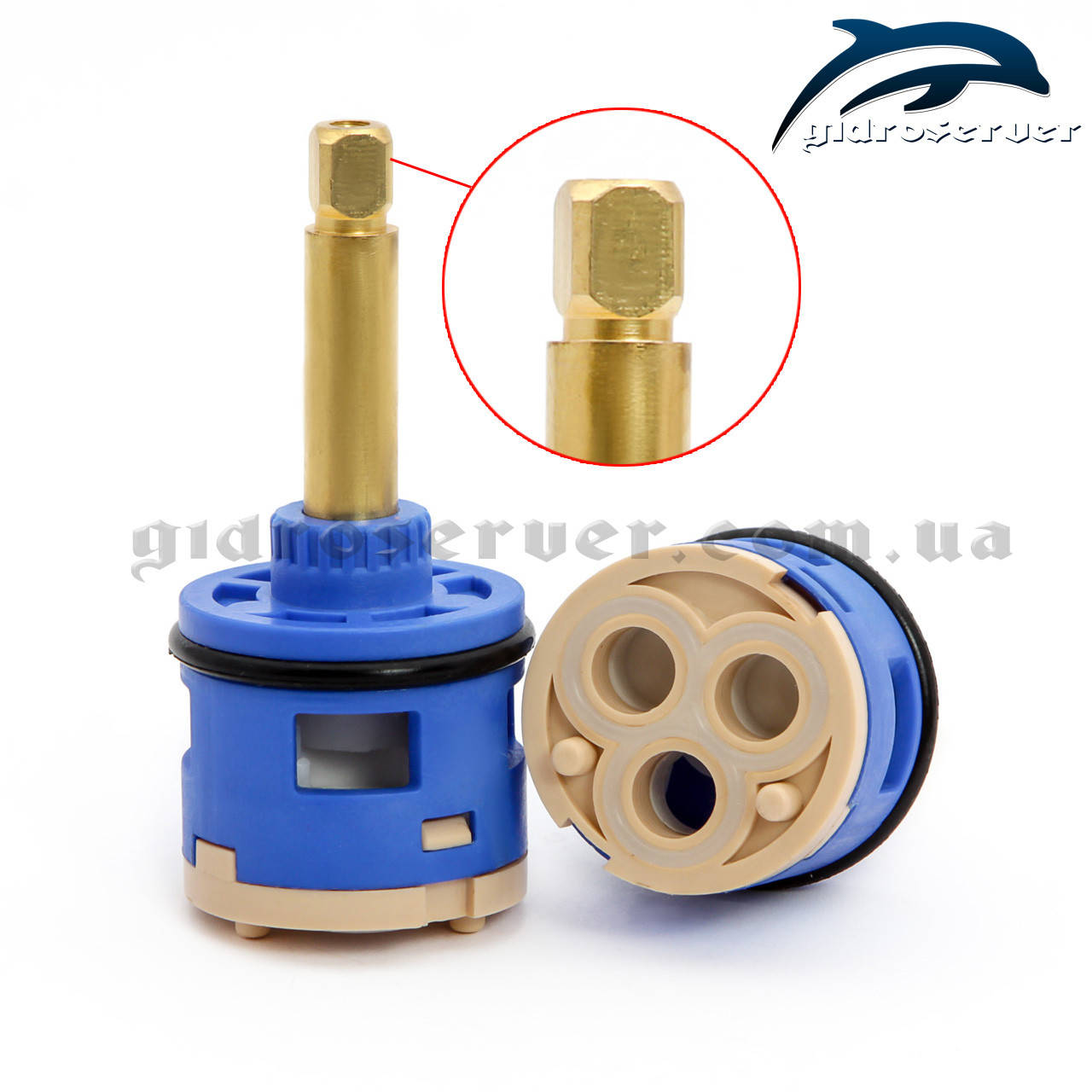 

Картридж для смесителя душевого бокса, гидробокса 33/3/37 KV., Зелёный