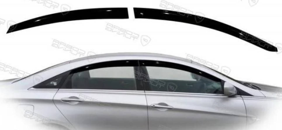 

Дефлекторы окон (ветровики) Hyundai Sonata YF 2009-2014, ANV - Cobra Tuning, H22409