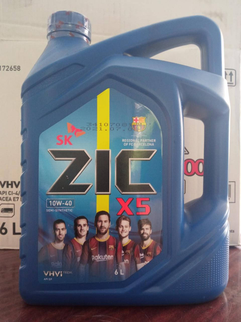 

Моторное масло ZIC X5 10W-40 6л.