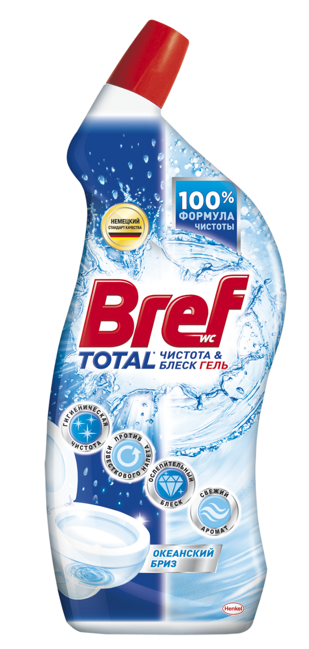 

/Гель д/туалета Клинер BREF 700мл Океан