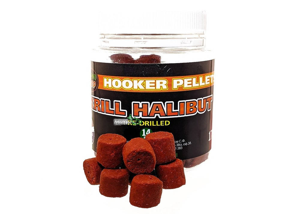 

Пеллетс Texnokarp насадочный Hooker KRILL Halibud 14мм 170г