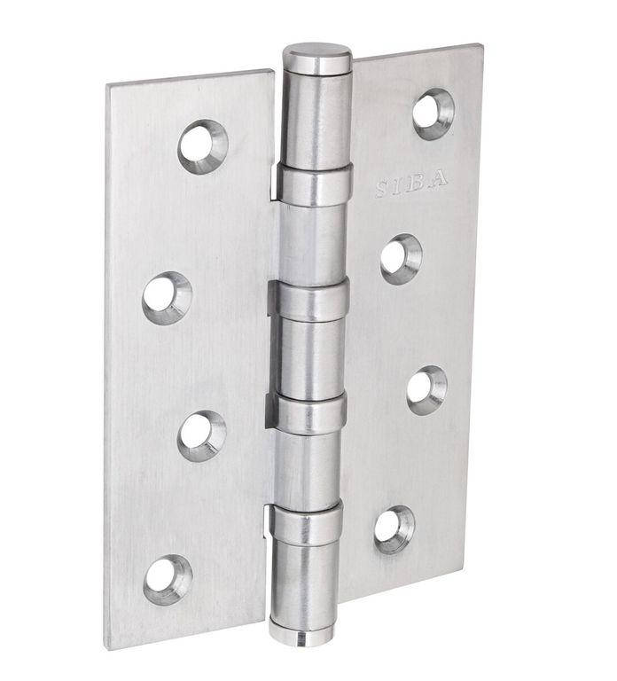 

Петля Латунная Универсальная 100 Мм 4Bb Матовый Хром Sс Siba 4Bb 4"х3"х3Мм Fhp Sс