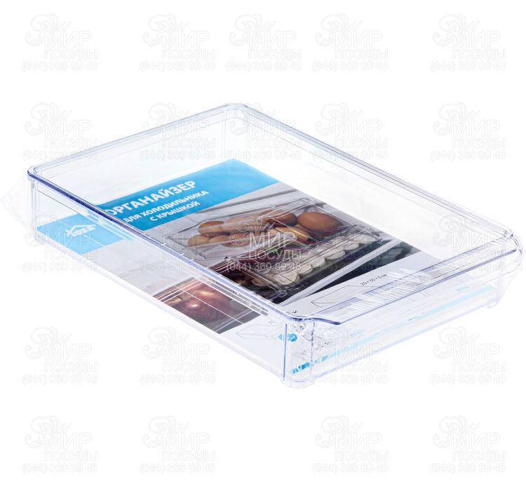 

Idea Органайзер для холодильника с крышкой 20х30х5см М1586