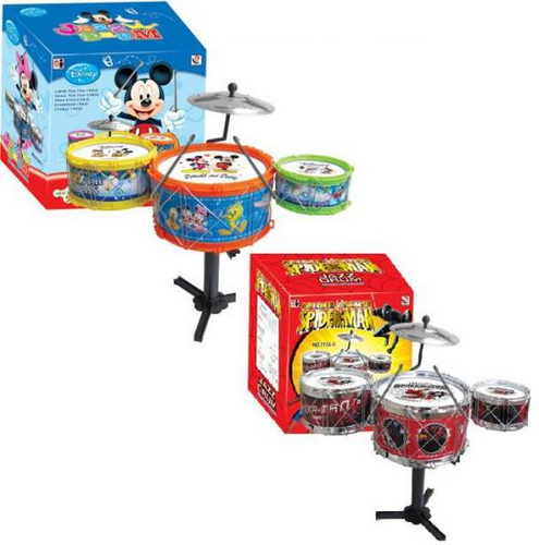 

Игрушка Барабанная установка из 4 шт в коробке 512AF/512A-3