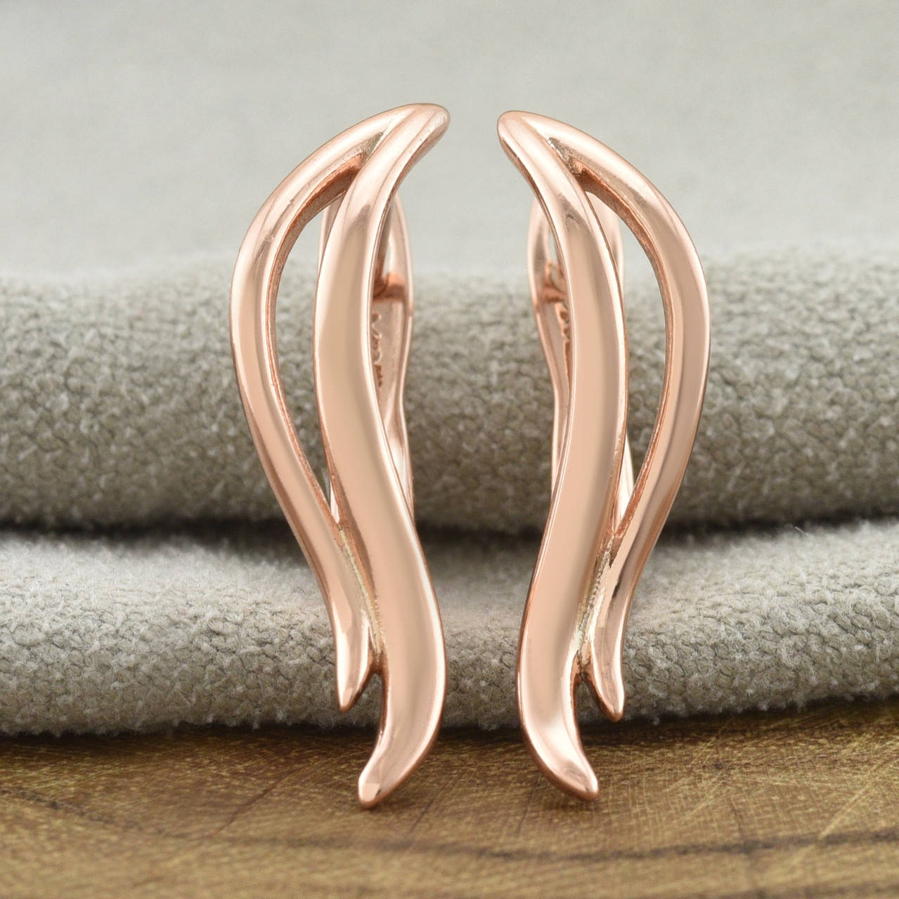 

Серьги Xuping 31664 размер 21х4 мм вес 2.0 г позолота РО