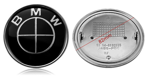 

Эмблема логотип BMW БМВ 82 мм на капот багажник Е32 Е34 Е36 Е38 Е39 Е46 Е53 Е60