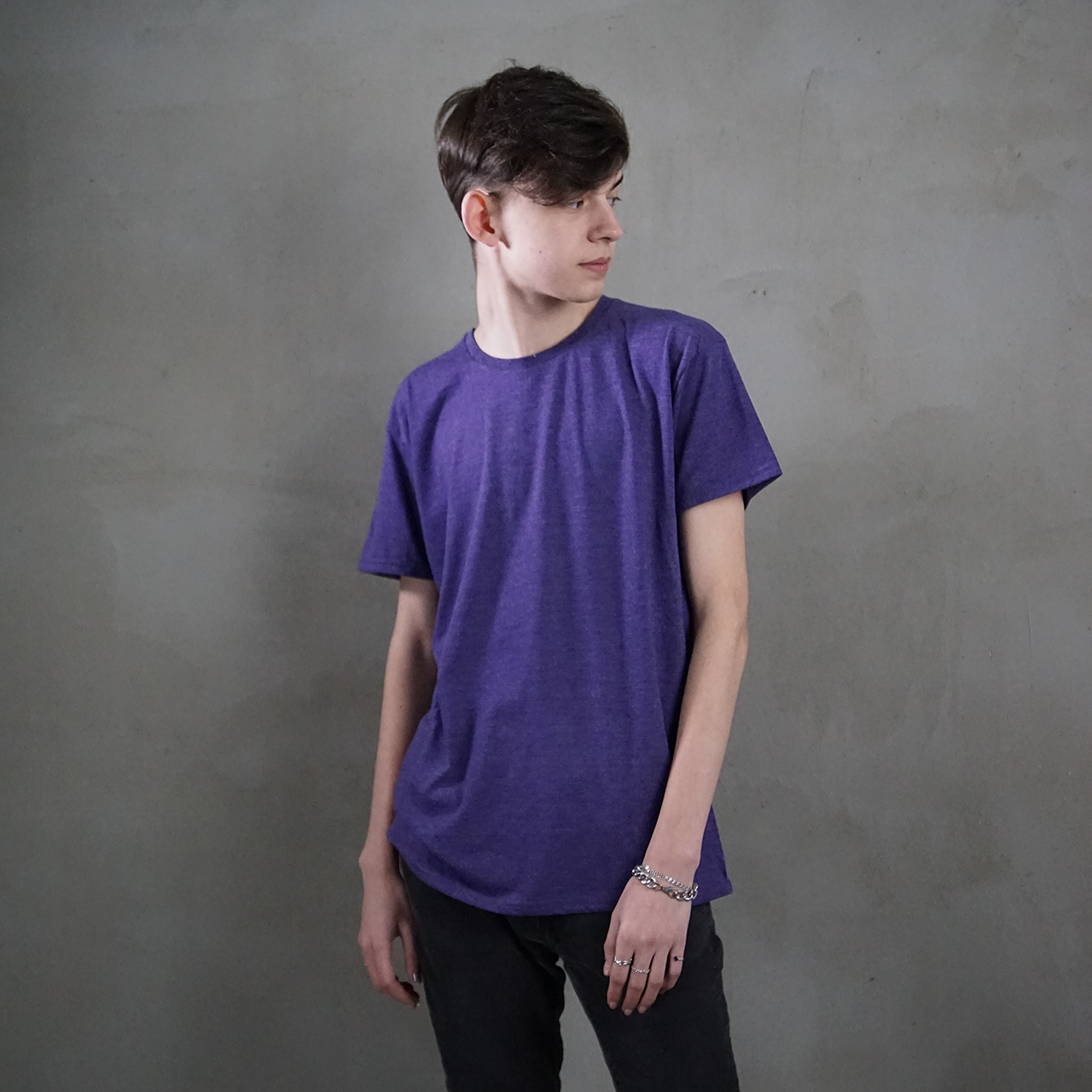 

Мужская футболка Iconic M, HP Фиолетовы Меланж