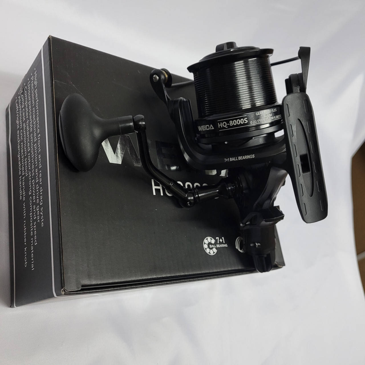 

Катушка карповая силовая Weida(Kaida)HQ-8000s (бейтранер,бесконечный винт)