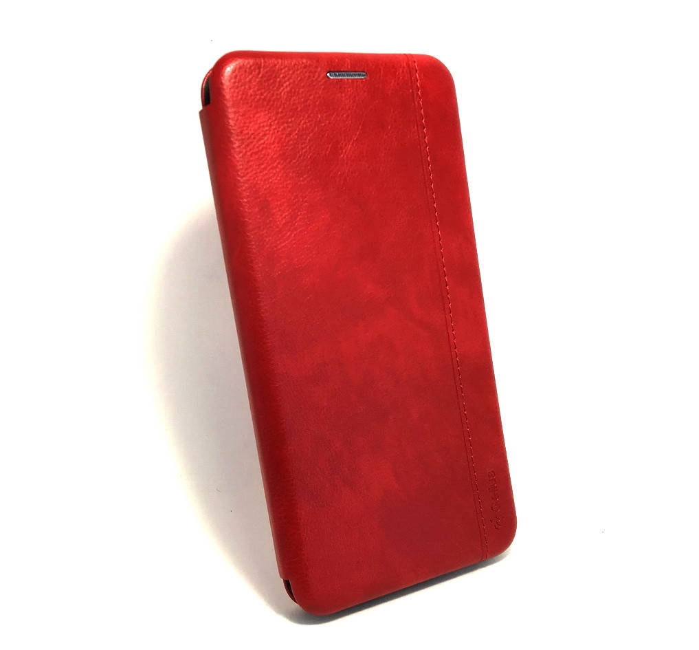 

Чехол для Samsung A70, A705 книжка противоударный Leather gelius красный
