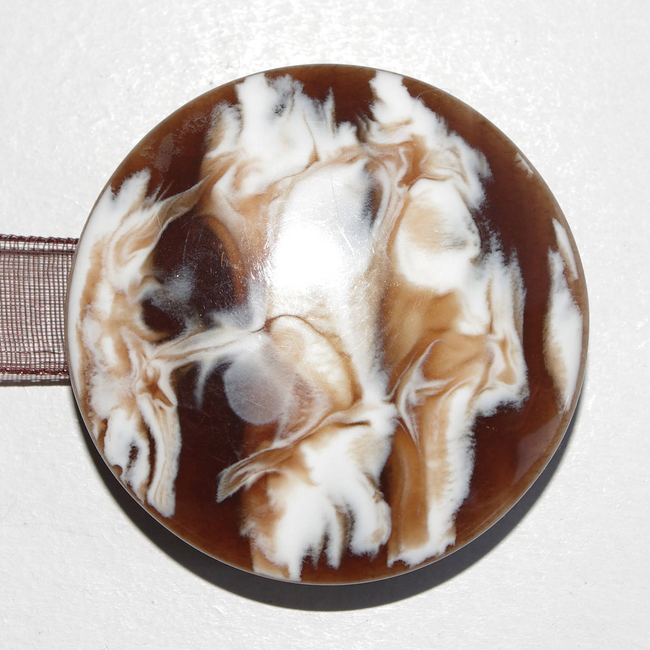 

Магнит декоративный для штор на ленточке "Камень"