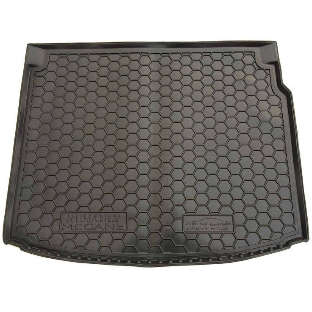 

Коврик в багажник Renault Megane 3 (2010-2015) универсал (Avto-Gumm), Черный