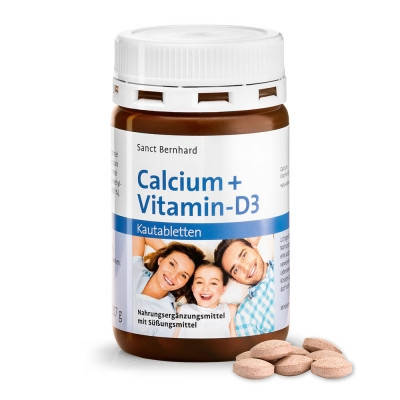 

Sanct Bernhard - КАЛЬЦИЙ 160 МГ С ВИТАМИНОМ Д3 40 МО «CALCIUM+VITAMIN-D3», 150 РАССАСЫВАЮЩИХ ТАБЛЕТОК