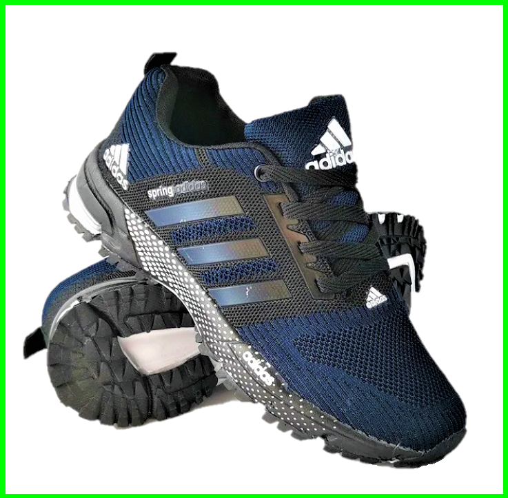 

Кроссовки Adidas Spring Синие Мужские Адидас (размеры: 46) Видео Обзор, Синий
