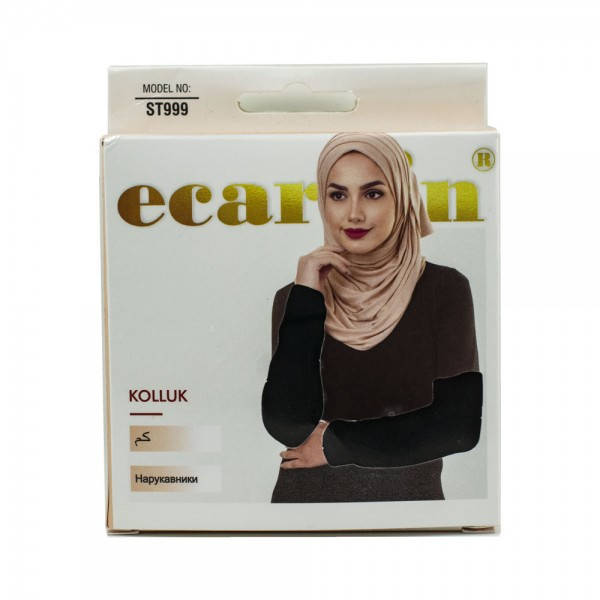 

Нарукавники женские Ecardin Kolluk Чёрный