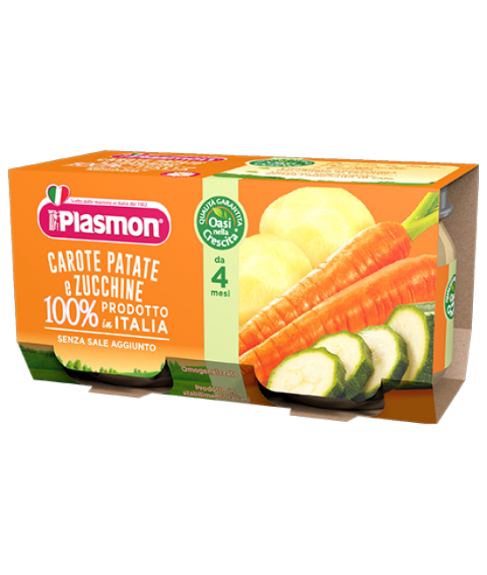 

Пюре Plasmon Carote Patate e Zucchine от 4мес. 2х80гр