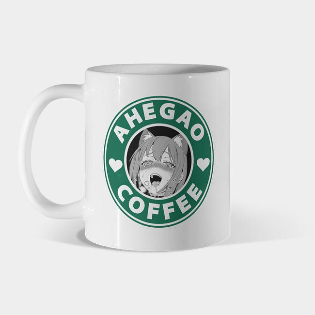 

Кружка Ahegao coffee, Белый