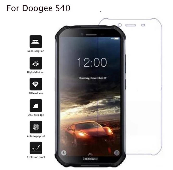 

Загартоване захисне скло на Doogee S40 Оригінал!