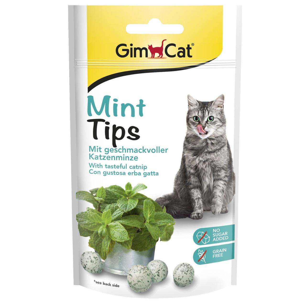 

GimCat Mint Tips 40 г лакомство с кошачьей мятой