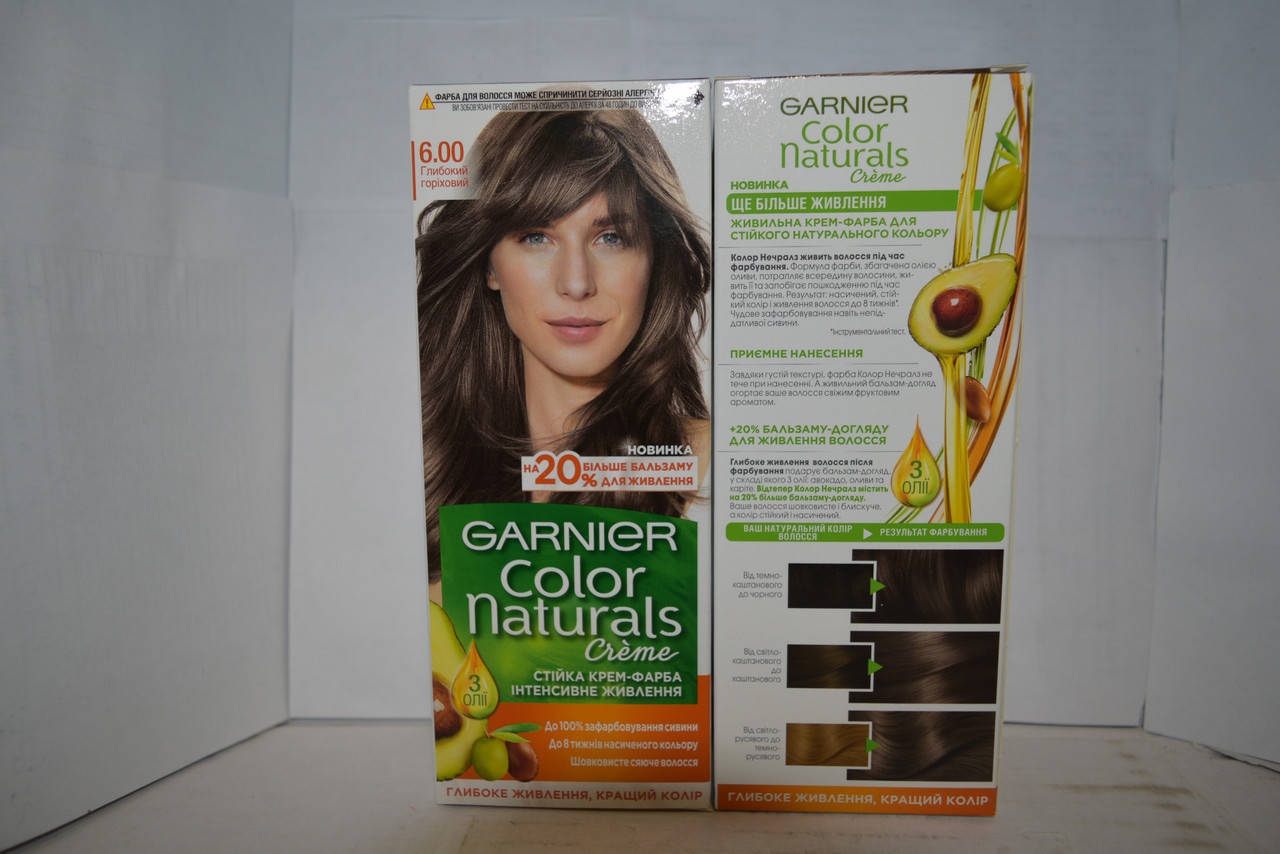 

Краска для волос Garnier Color Naturals 6.00 (Глубокий ореховый)
