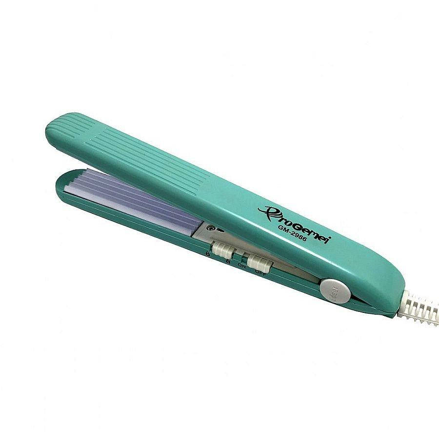 

Утюжок гофре для волос ProGemei Gm-2986, turquoise