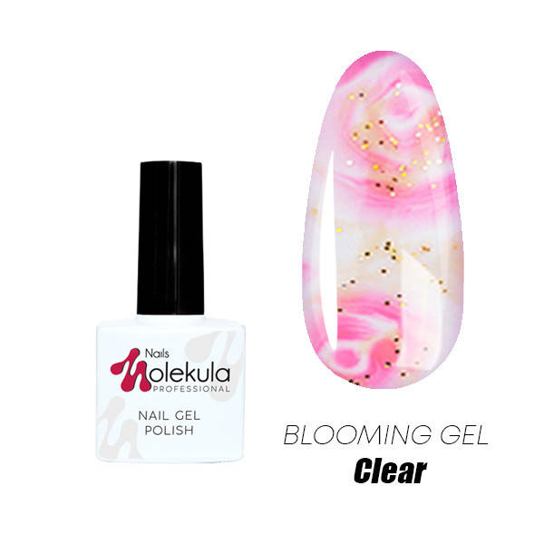 

Molekula Blooming Gel Clear - гель-лак с эффектом растекания (прозрачный), 11 мл