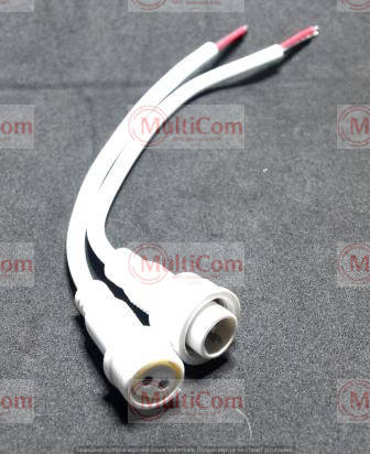 

01-07-053. Комплект разъёмов герметичных 2pin, IP67, с кабелем, белые, М18