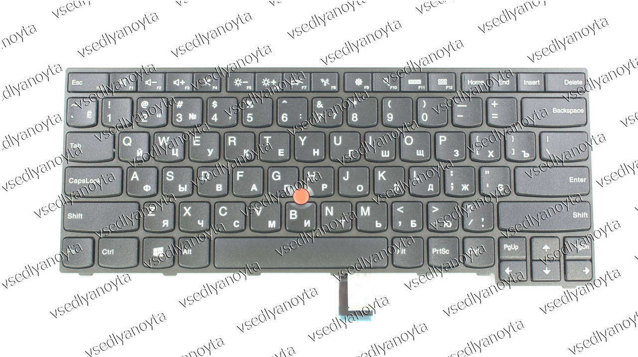 

Клавиатура для ноутбука LENOVO (ThinkPad: E450, E450c, E455 series) rus, black, Черный